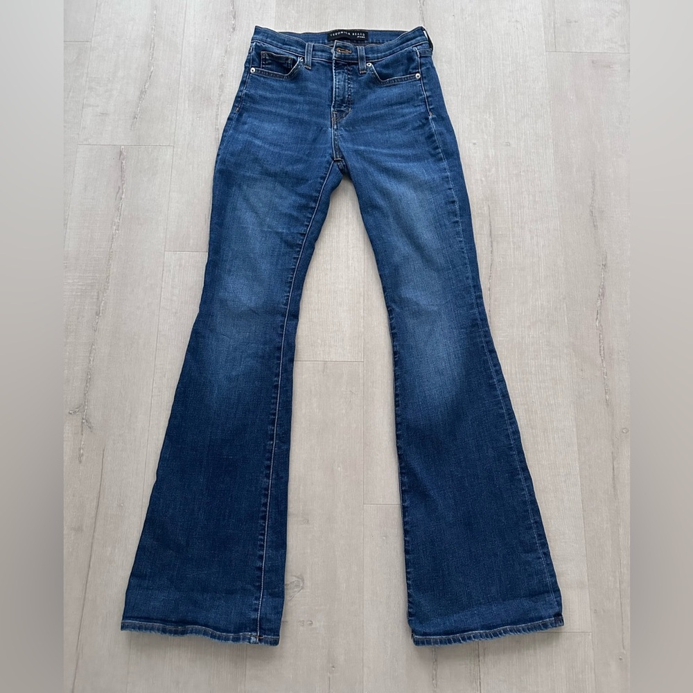 Veronica Beard Beverly High Rise Skinny Flare Jeans – Size 26